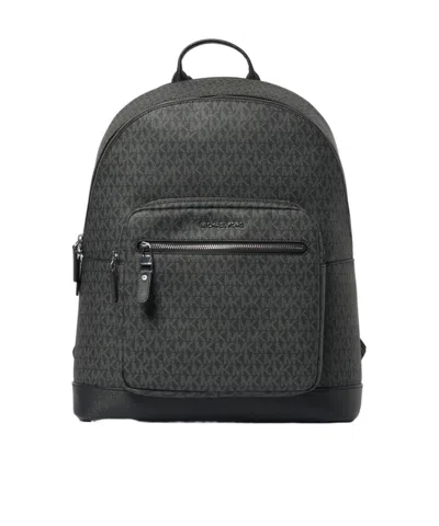 Michael Michael Kors Hudson Patterned Backpack In Black