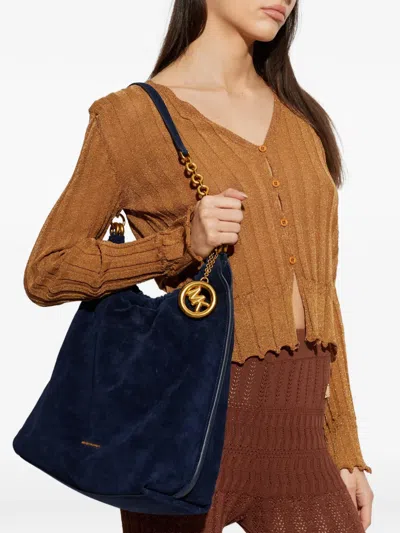 Michael Michael Kors Indie Logo-charm Tote Bag In White