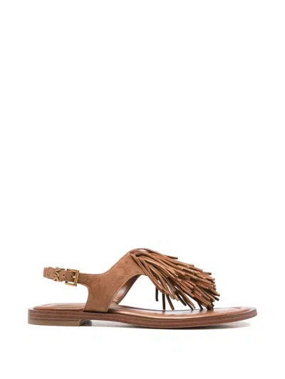 Michael Michael Kors Indra Thong Sandal T. 005 In Brown