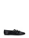 Michael Michael Kors Leather Flat Ballet Flats