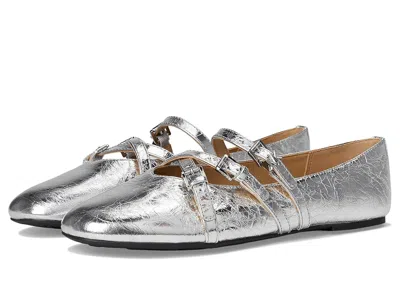 Michael Michael Kors Indy Flex Ballet In Silver