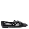 Michael Michael Kors Leather Flat Ballet Flats