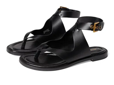 Michael Michael Kors Irene Flat Thong Sandals In Black