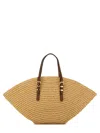 Michael Michael Kors Isa Sm Fan Tote In Beige