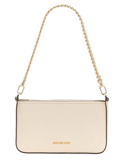 Michael Michael Kors Ivory Cow Leather Shoulder Bags