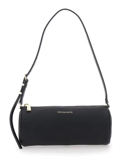 Michael Michael Kors Izzy Sm Barrel Pouchette In Black