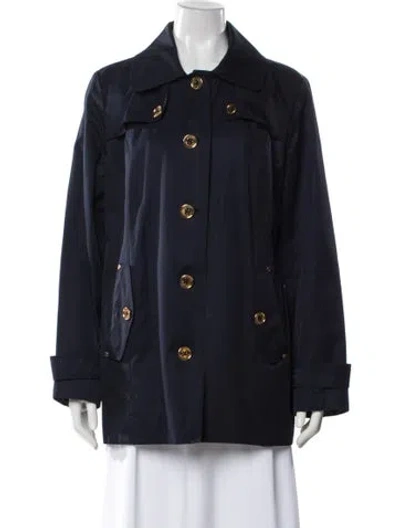 Pre-owned Michael Michael Kors Jacket In Blue