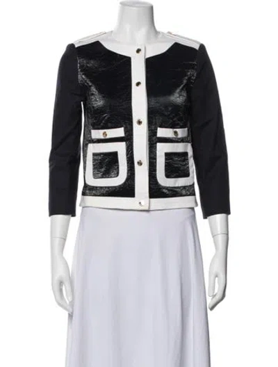 Pre-owned Michael Michael Kors Jacket In Blue