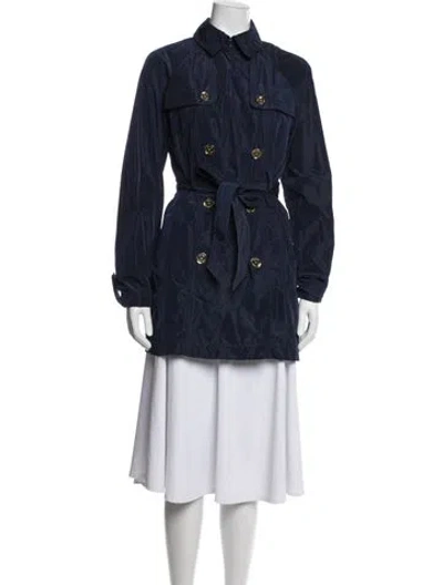 Pre-owned Michael Michael Kors Jacket In Blue
