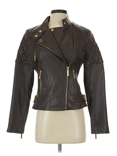 Pre-owned Michael Michael Kors Jacket In Brown