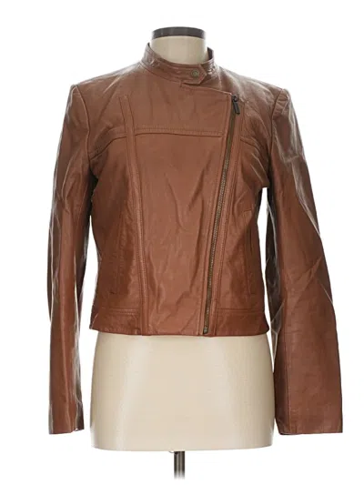 Pre-owned Michael Michael Kors Jacket In Brown