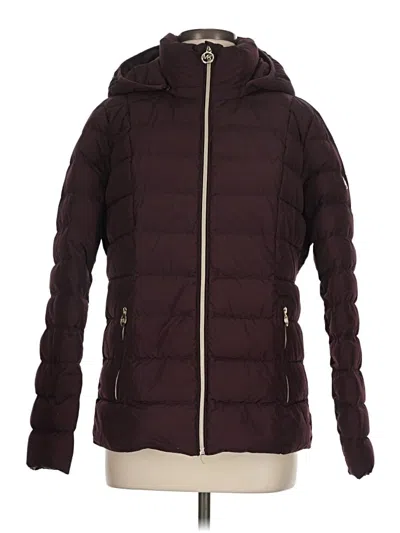 Pre-owned Michael Michael Kors Jacket In Burgundy