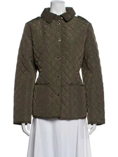 Pre-owned Michael Michael Kors Jacket In Green