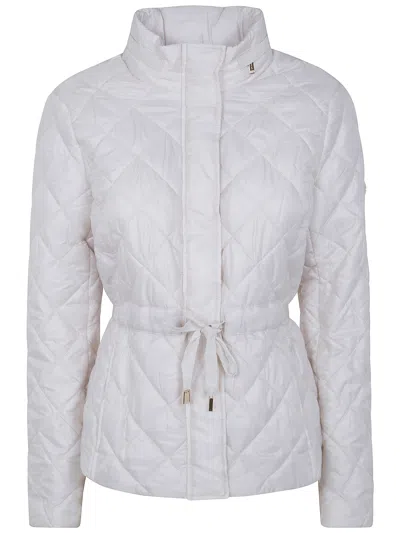 Michael Michael Kors Jacket Hooded "eco Belted Puffer" In Animal Print