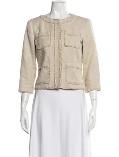 Pre-owned Michael Michael Kors Jacket In Neutral