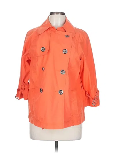 Pre-owned Michael Michael Kors Jacket In Orange