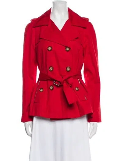 Pre-owned Michael Michael Kors Jacket In Red