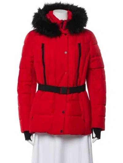 Pre-owned Michael Michael Kors Jacket In Red