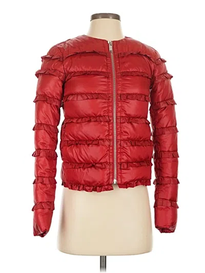 Pre-owned Michael Michael Kors Jacket In Red