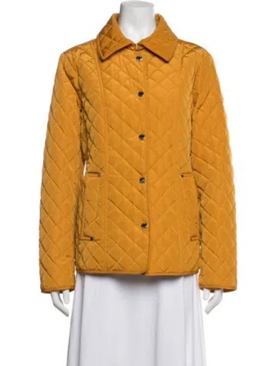 Pre-owned Michael Michael Kors Jacket In Yellow