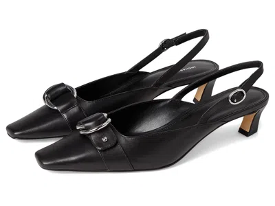 Michael Michael Kors Jaden Kitten Sling In Black