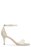 Michael Michael Kors Jaida Glitter Sandals In White