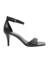 Michael Michael Kors Square Toe High Heel Sandals