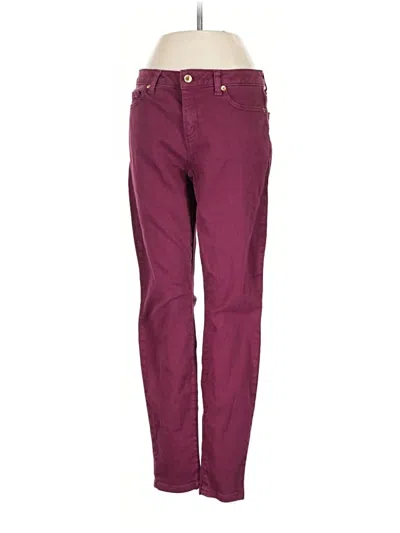 Pre-owned Michael Michael Kors Jeans In Burgundy