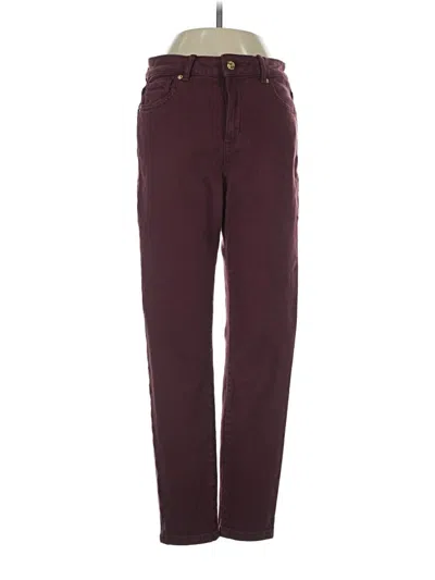 Michael Michael Kors Jeans In Burgundy