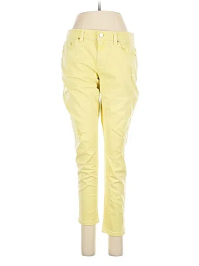 Pre-owned Michael Michael Kors Jeans In Yellow