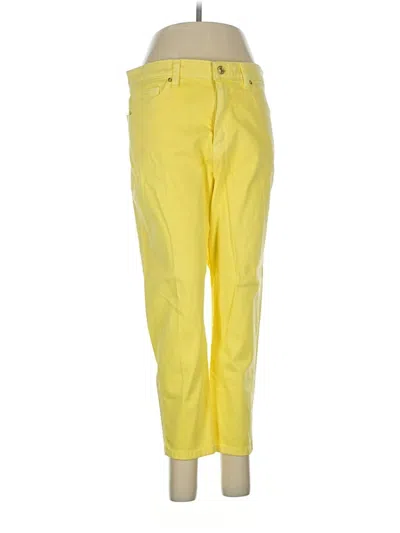Pre-owned Michael Michael Kors Jeans In Yellow
