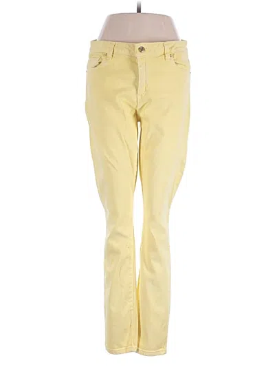 Pre-owned Michael Michael Kors Jeans In Yellow