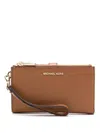 Michael Michael Kors Jet Set Bi-fold Wallet In Brown