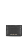 Shop Michael Michael Kors Jet Set Card Holder In Black