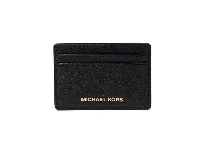Michael Michael Kors Jet Set Card Holder Credit Card Wallet Black: One Size