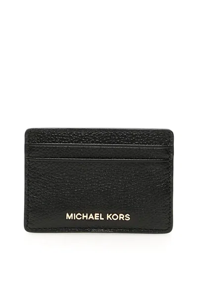 Michael Michael Kors Jet Set Cardholder In Black