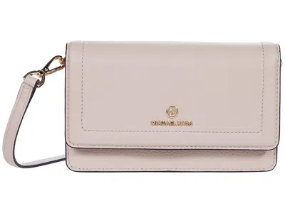 Michael Michael Kors Jet Set Charm Small Phone Crossbody Handbags Soft Pink: One Size In Gray