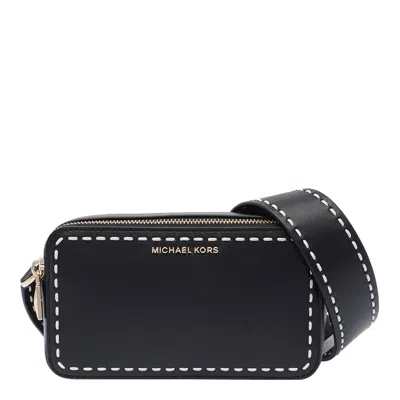 Michael Michael Kors Jet Set Crossbody Bag In Negro