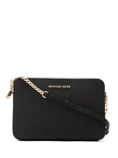 Michael Michael Kors Jet Set Crossbody Bag In Red