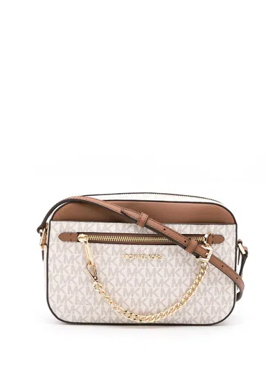 Michael Michael Kors Jet Set Crossbody Bag In Red
