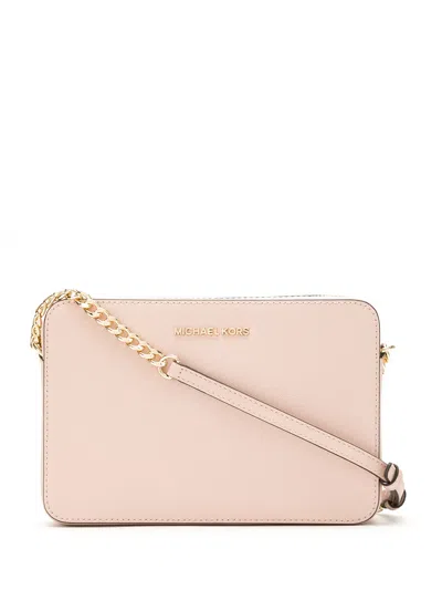 Michael Michael Kors Jet Set Item Large East West Crossbody In White