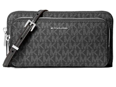 Michael Michael Kors Jet Set Large Continental Xbody Cross Body Handbags Black 1: One Size