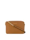 Michael Michael Kors Zipped Crossbody Bag In Brown