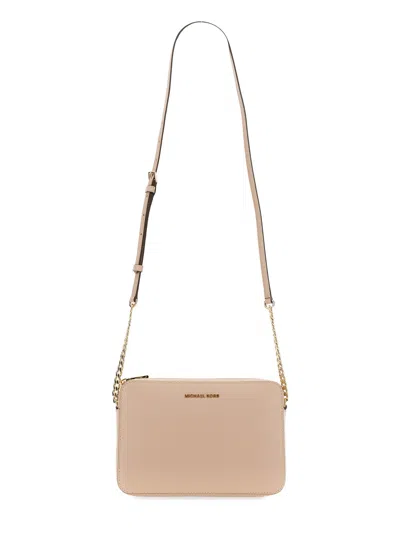 Michael Michael Kors Jet Set Large Shoulder Bag In Pink