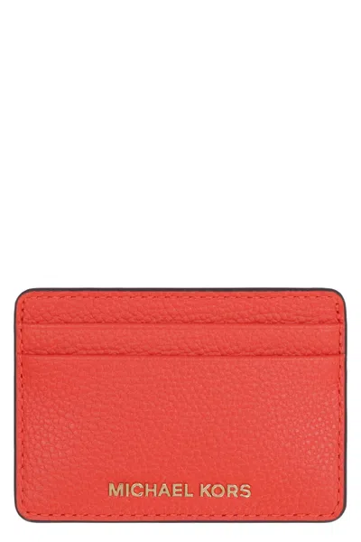 MICHAEL MICHAEL KORS JET SET LEATHER CARD HOLDER