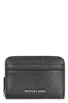 Michael Michael Kors Jet Set Leather Wallet In Black