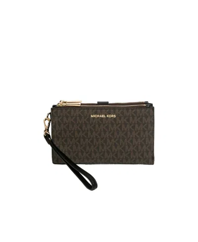 Michael Michael Kors Jet Set Logo Wallet In Black | ModeSens