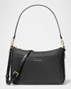 Michael Michael Kors Jet Set Medium Pochette Crossbody Bag In Black
