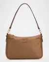 Michael Michael Kors Jet Set Medium Pochette Crossbody Bag In Husk