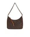 Michael Michael Kors Jet Set Monogram Bag In Black